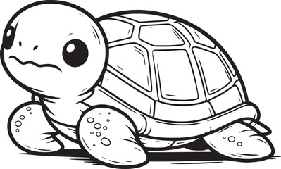 turtle vector isolated 