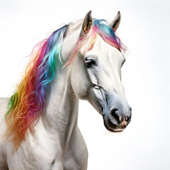 Obraz premium horse head isolated on white