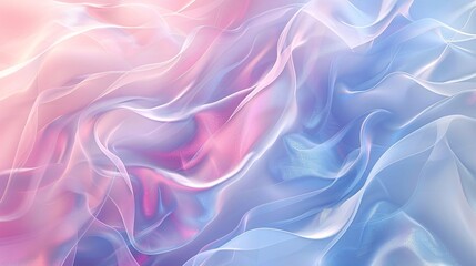 Obraz premium Abstract gradient artwork featuring pearlescent and iridescent colors in a minimalist style