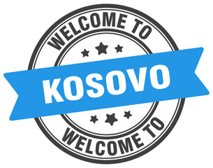 Welcome to Kosovo stamp. Kosovo round sign