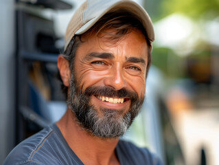 Obraz premium portrait of a man with beard