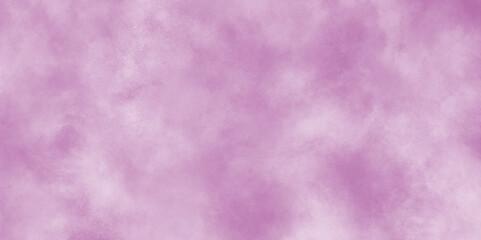 abstract color pink texture background on black canvas with smoke, Soft and cloudy watercolor stain of pink paint texture, brush painted watercolor abstract painting background.
