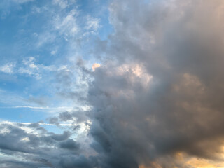 storm clouds in the sky