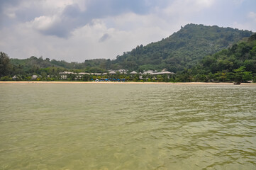 Ocean promenade on Phuket island
