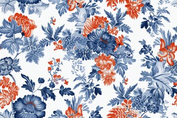 This seamless pattern combines classic patterns.