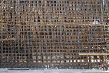 metal grid background