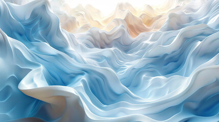Abstract 3D background, wallpaper. Generative AI