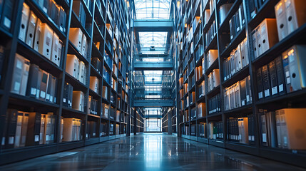 Fototapeta premium Compliance and Governance document management technology