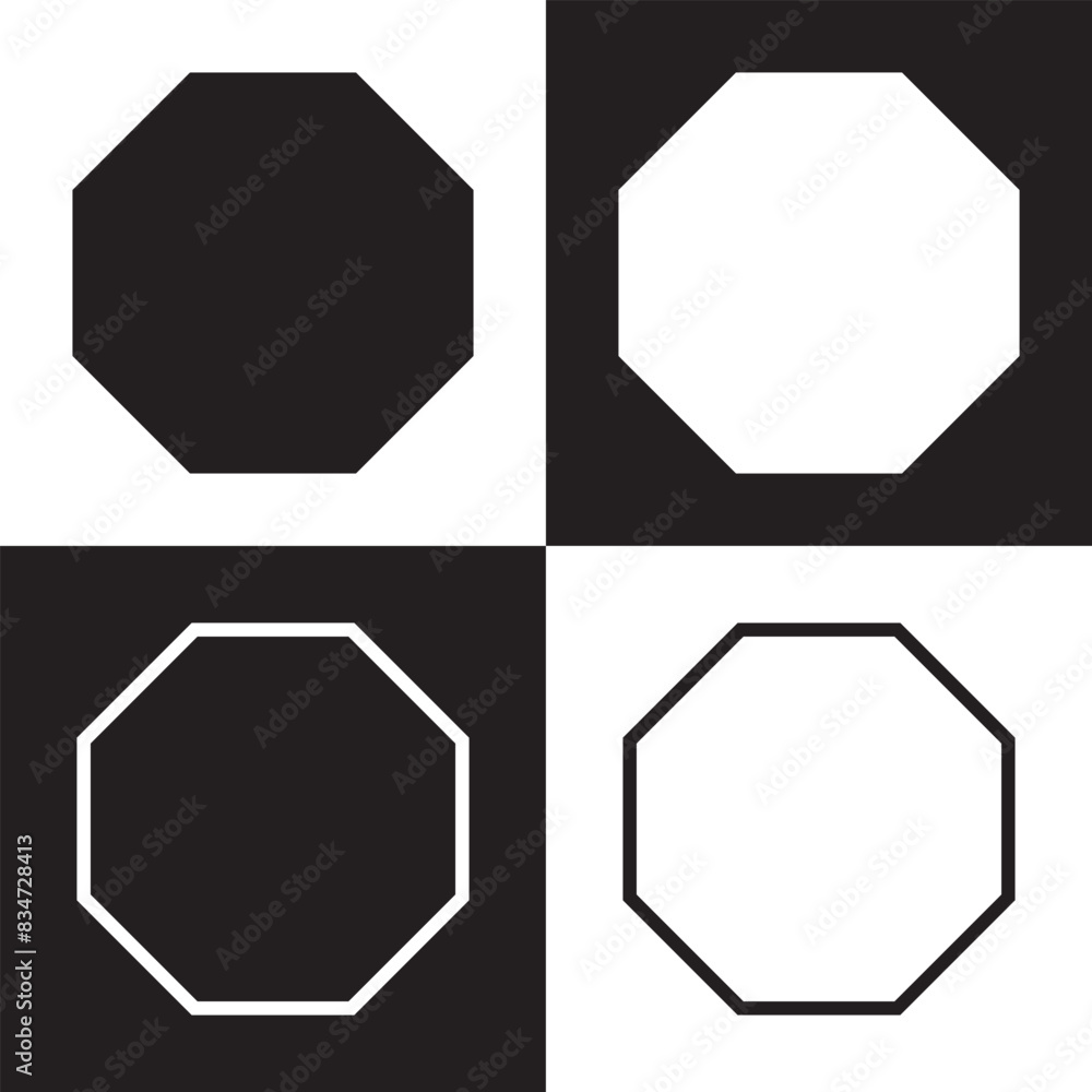 Poster hexagon vector icon. outline filled vector sign . . isolated transparent . arrows . data exchange . 