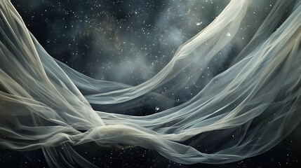 Translucent veils shroud distant horizons, like gossamer curtains drawn across the stage of the universe, concealing its mysteries from prying eyesbackground