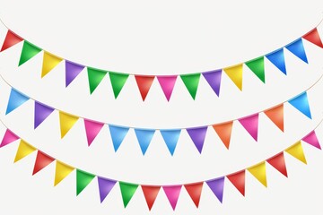 Decorative pride-themed garlands in a festive setting, embodying the spirit of inclusivity and celebration.