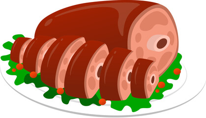 Chinese new year eve dish---braised pork shank