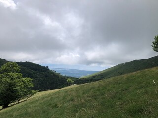 Hahlić mountain Rijeka Croatia green grass nature park Grobnik 