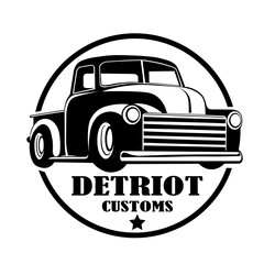Obraz premium retro customs garage t-shirt print design vector illustration