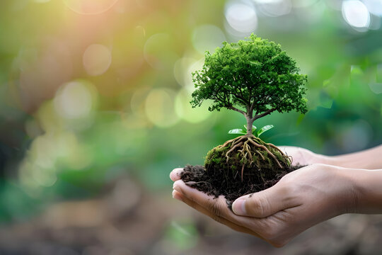 national arbor day celebration with educational events and tree giveaways. generative ai - Powered by Adobe