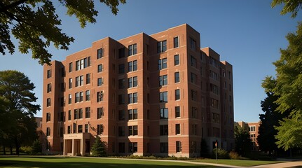 Hasselmo Hall on the Campus of the University of Minnesota.generative.ai