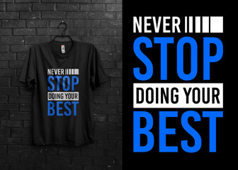 Motivational Typography T-shirt