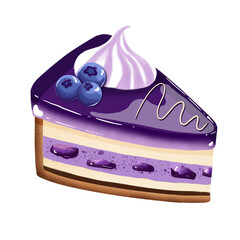 Blueberry Slice Cake