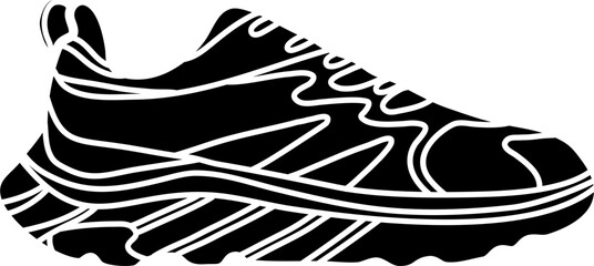 WALKING SHOES vector illustration