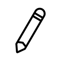 pencil line trendy vector icon