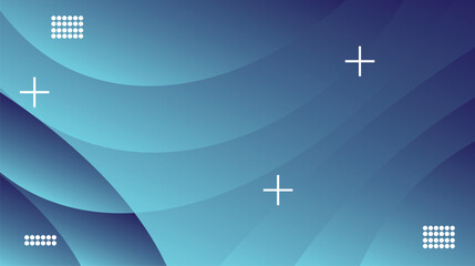 waves abstract banner design. Elegant wavy vector background.