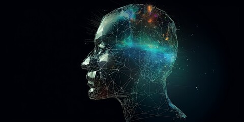 Obraz premium Metaphor bipolar disorder, Split personality, Parkinson, Psychology, Dual personality Mental health concept 