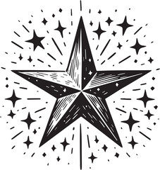 black and white compass