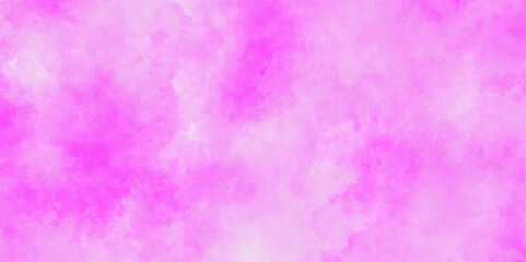 Pink watercolor texture with fogg and clouds, smooth wallpaper, paper pink smoke and cloudy stains, Pink rose tone abstract texture with cloudy stains, Stain artistic hand painted texture of pink.