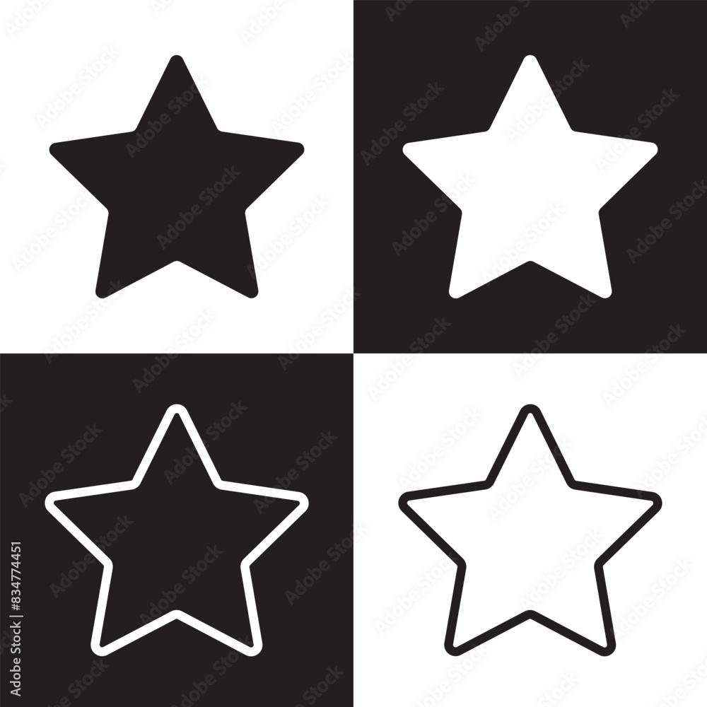 Poster star vector icon. outline filled vector sign . isolated transparent . arrows . data exchange . digit