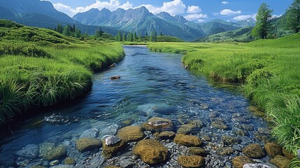 A diagram illustrating the water cycle and human impacts on freshwater resources, highlighting the importance of water stewardship and conservation.