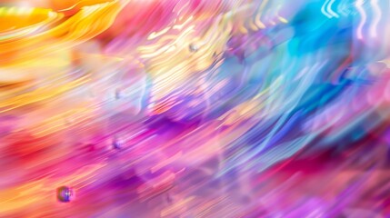 Ephemeral Bliss: Abstract Motion Blur of Joyful Laughter