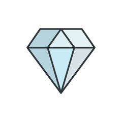 Diamond icon vector design templates simple and modern concept