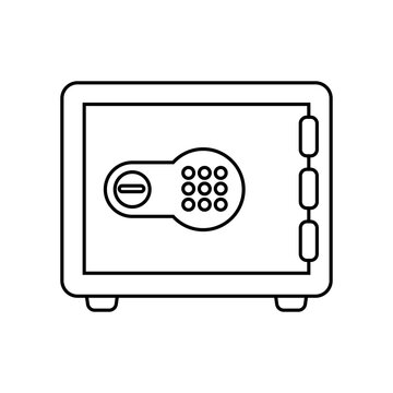 recommend clip art: Safe icon vector. Sttrongbox illustration sign. Peter symbol or logo.
                    