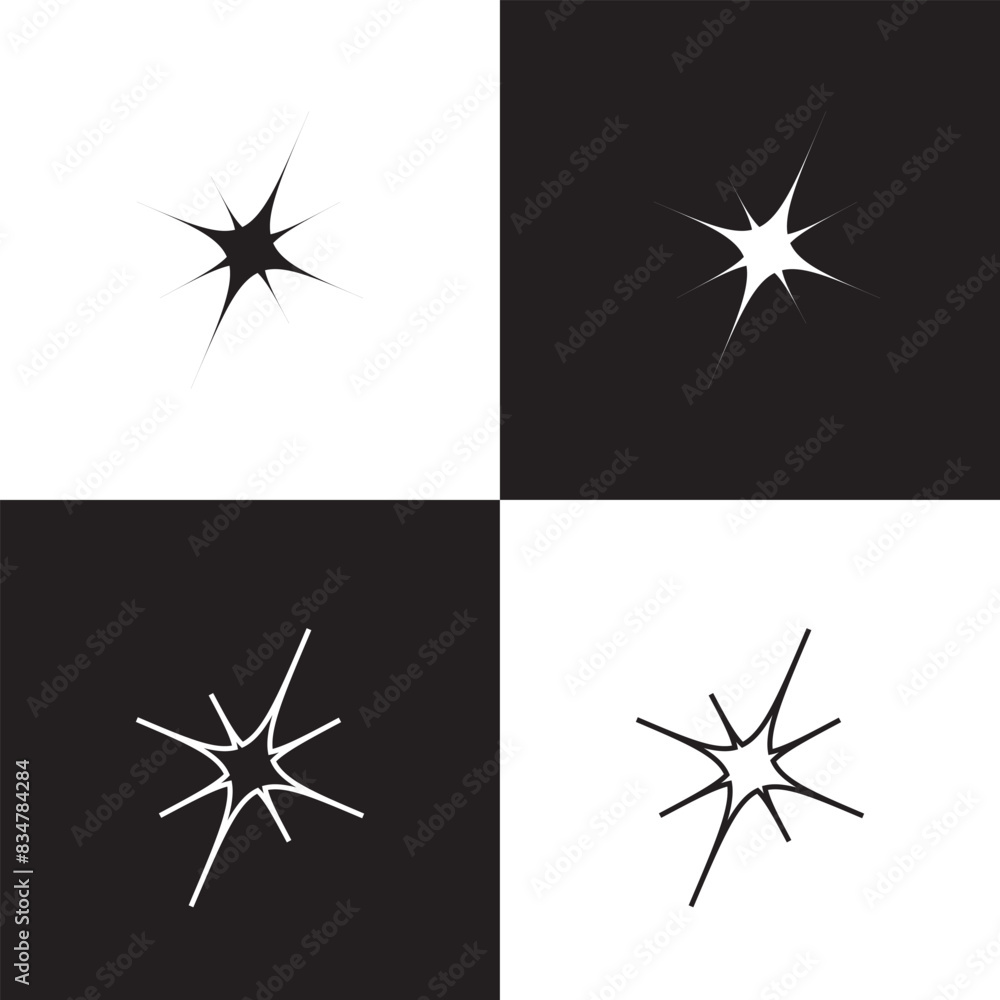 Poster star vector icon. outline filled vector sign . isolated transparent . arrows . data exchange . digit