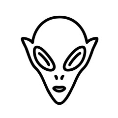 Alienkopf Symbol 
