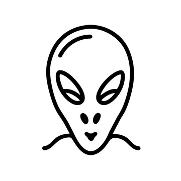 Alienkopf Symbol 