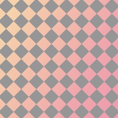 seamless pink gradient checkered pattern background