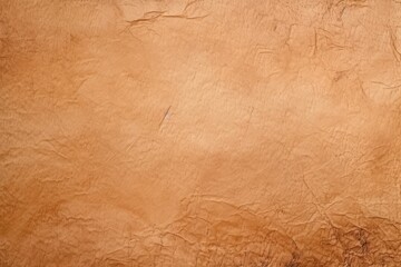 A close up of a piece of old brown paper with wrinkles and creases.