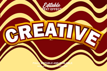 CREATIVE EDITABLE TEXT EFFECT VECTOR FILE EPS