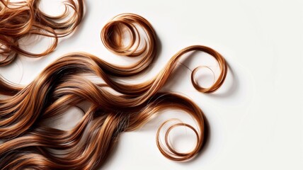 AI-generated illustration of Hair styling with a curling brush on display