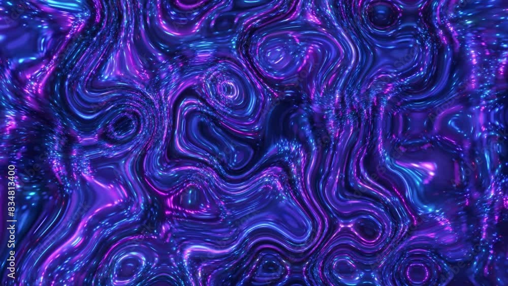 Poster abstract metallic neon reflective grar, abstract holographic foil background. seamless loopdient wit