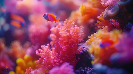 Naklejka premium fish in aquarium