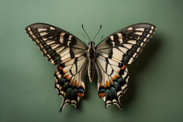 Fototapeta premium butterfly on a leaf