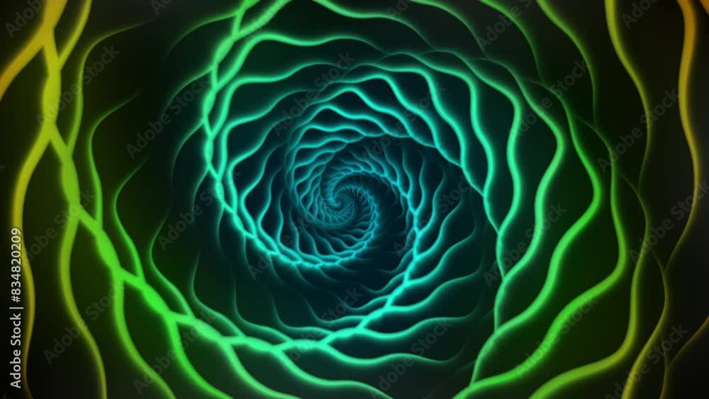 Aufkleber vivid footage of abstract swirling motion with a background featuring colorful fluid patterns. the c