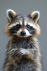 Fototapeta premium portrait of a raccoon