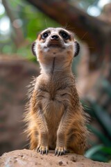 Fototapeta premium little meerkat in the wild