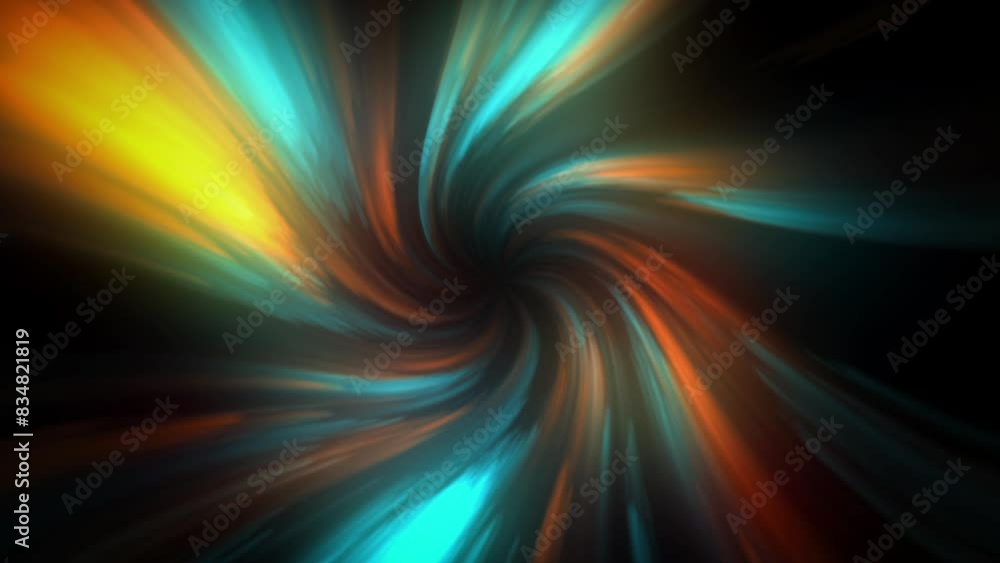 Poster vivid footage of abstract swirling motion with a background featuring colorful fluid patterns. the c