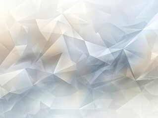 Obraz premium Geometric white and blue triangle abstraction
