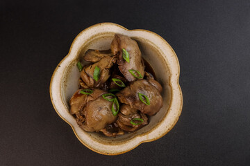 Chicken Liver Adobo or Adobong Atay NG Manok is Filipino Chicken Liver Stew.