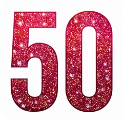 Brokatowa liczba 50 © Monika Janiak-Klicha